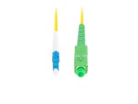 Patchcord światłowodowy Lanberg SM LC/UPC-SC/APC SIMPLEX 3.0MM LSZH G657A1 1m żółty - 5