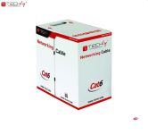 Kabel instalacyjny Intellinet skrętka Cat6 UTP drut SOHO CCA 305m, szary - 2