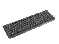 Klawiatura przewodowa Natec Trout slim czarna USB - 3