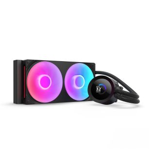 Chłodzenie wodne NZXT Kraken Plus 240 RGB LCD czarne