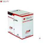 Kabel instalacyjny TechlyPro skrętka Cat6 UTP 4x2 drut CCA 305m, niebieski - 3