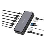 Stacja dokująca Verbatim USB-C Pro CDS-15 2xHDMI DP RJ-45 4xUSB 4xUSB-C SD microSD audio - 2