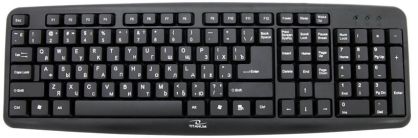 Klawiatura przewodowa Titanum TKR101 USB RUSSIAN czarna