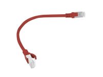 Patchcord Lanberg UTP kat.5e 0,25m czerwony - 2