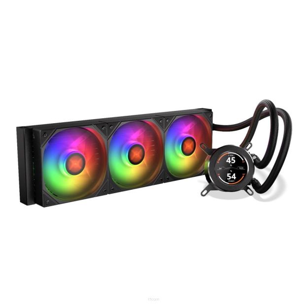 Chłodzenie wodne KRUX HydroGlance 360 ARGB LCD (KRXE004) 120 mm
