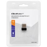 Adapter Qoltec Wi-Fi USB ultraszybki, bezprzewodowy mini | standard AC | 650Mbps - 12