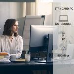 Adapter Qoltec Wi-Fi USB ultraszybki, bezprzewodowy mini | standard AC | 650Mbps - 8