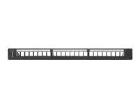 Patch panel pusty Lanberg PPKS-1124-B 24 port 1U 19