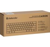 Klawiatura przewodowa Defender CAIRON GK-081 MECHANICZNA podświetlana gaming outemu red - 5