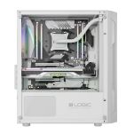 Obudowa LOGIC ARAMIS ARGB mATX/mITX Mini USB 3.0 Biała - 5