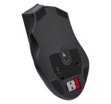 Mysz bezprzewodowa Defender KRONOS GM-695 optyczna 1600dpi czarna RGB AKUMULATOR 6 przycisków Gaming - 6