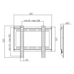 Uchwyt ścienny do telewizora LCD/LED LogiLink VESA 200x200, 23-42
