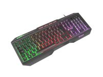 Klawiatura przewodowa Fury Hellfire 2 Francuska Gaming podświetlana czarna - 2