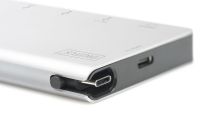 Stacja dokująca podróżna DIGITUS USB Typ C, 6-portów 4K 30Hz, HQ, aluminiowa, srebrna - 3