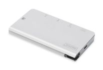 Stacja dokująca podróżna DIGITUS USB Typ C, 6-portów 4K 30Hz, HQ, aluminiowa, srebrna - 5