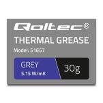 Pasta termoprzewodząca Qoltec 5.15W/m-K | 30g | Szara - 2