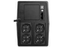 Zasilacz awaryjny UPS Power Walker Line-Interactive 1000VA SCL 4x Schuko 230V RJ11/45 In/Out USB LCD - 2
