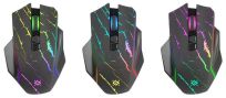 Mysz bezprzewodowa Defender URAN GM-503 optyczna 3200dpi czarna RGB AKUMULATOR 8 przycisków Gaming - 2