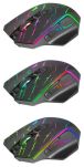 Mysz bezprzewodowa Defender URAN GM-503 optyczna 3200dpi czarna RGB AKUMULATOR 8 przycisków Gaming - 6