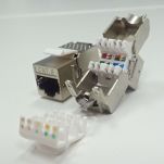 Moduł keystone Jack RJ45 kat. 6 FTP, beznarzędziowy Netrack - 6
