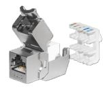 Moduł keystone Jack RJ45 kat. 6 FTP, beznarzędziowy Netrack - 10