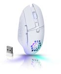 Mysz bezprzewodowa Defender GLORY GM-514 optyczna 3200dpi biała RGB AKUMULATOR 7 przycisków Gaming - 3
