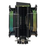 Chłodzenie CPU Rampage OCTAGONC60-BLACK LGA1700/AM5 1800RPM 2x 120mm ARGB PWM - 2