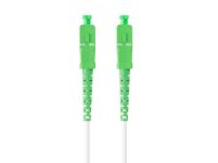 Patchcord światłowodowy Lanberg SM SC/APC-SC/APC SIMPLEX 3.0mm G657A2 2.5m biały - 3