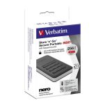 Dysk SSD zewnętrzny Verbatim Store 'n' Go Portable 256GB USB 3.0 Type-C z klawiaturą czarny - 4