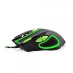 Mysz przewodowa Esperanza MX401 Hawk optyczna Gaming USB czarno-zielona - 2
