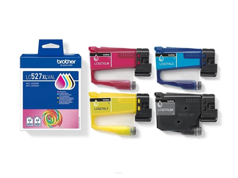 Brother LC527XLVAL tusze CMYK 1x1300+3x2000