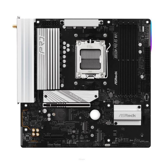 Płyta ASrock B850M Pro RS WiFi /AMD B850/DDR5/SATA3/M.2/USB3.1/WiFi/BT/PCIe5.0/AM5/mATX