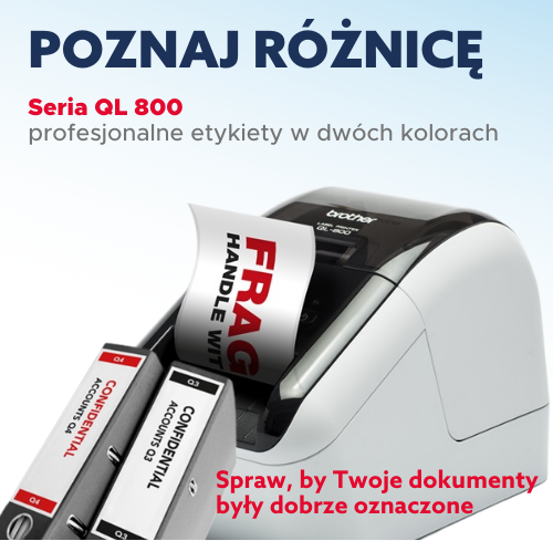 Poznaj różnicę - nowa seria drukarek Brother QL-8xx